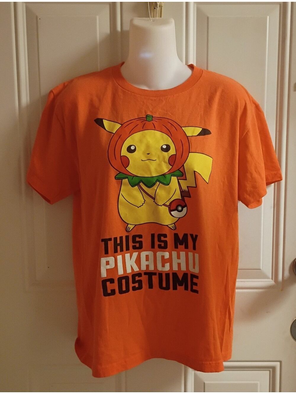 Pikachu Pumpkin Costume T-Shirt - Orange